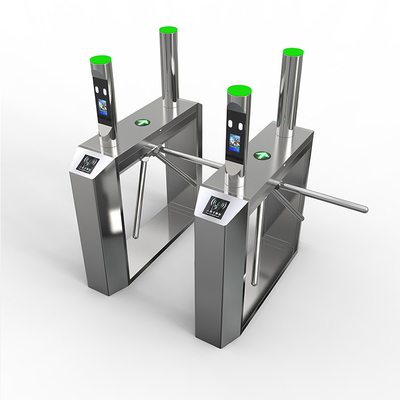 304 Stainless Steel Three Arm Turnstile Bi Directional Access Control System