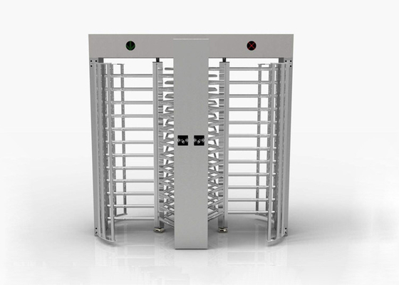 40W Mechanical Solenoid Lock Full Height Turnstile 30person/min