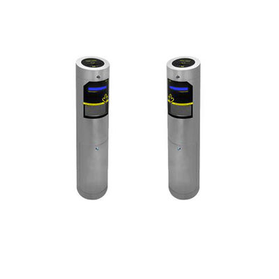 304ステンレス鋼RFIDカードコレクター、280枚のカード容量、アクセス制御回転式改札口用3色表示灯