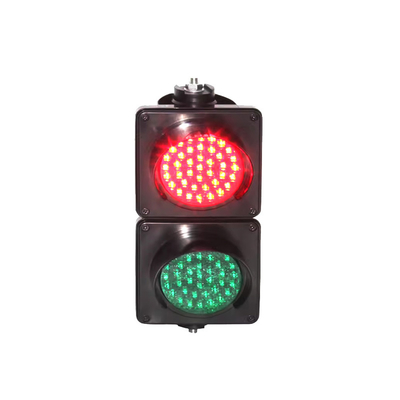 高明るさ ミニサイズ AC85V-265V DC12V 24V LED PC素材 赤と緑 100mm 信号灯