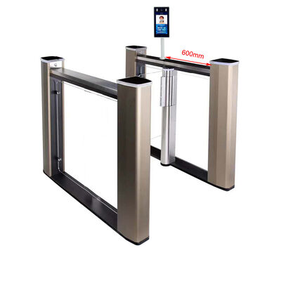 24VブラシレスDCモーター速度ゲート、0.4秒の開閉速度、屋内および屋外使用向けステンレス鋼ハウジング