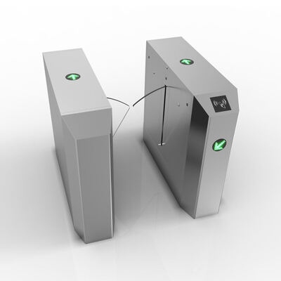 高トラフィックエリア向け全自動316ステンレス鋼双方向フラップバリアゲート