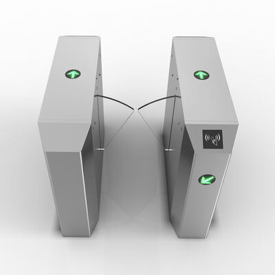 アクセス制御システム用DC 24Vモーター搭載OEM ODMスピードゲート、クリアアクリルフラップ、アンチテイルゲーティング