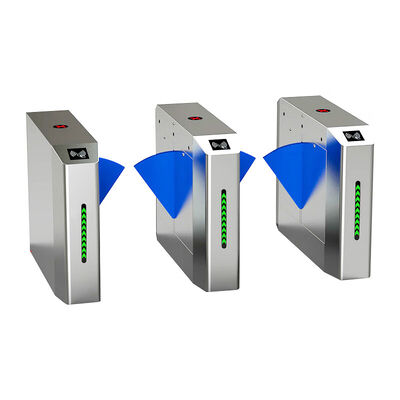 RS485 SS304 IP44 アクセス制御と歩行者管理のためのフラップバリアゲート