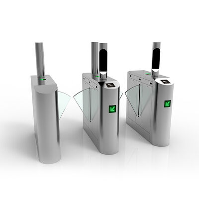 0.2s 開閉時間 SS304 ステンレス鋼 リモコン制御 フラップ ターンスタイル バリアゲート