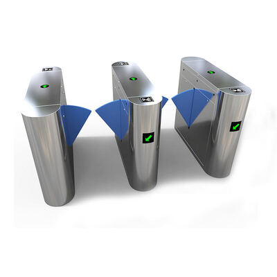 顔認識BLDCモーターフラップバリアゲート、アクセス制御用、毎分30人の通行速度