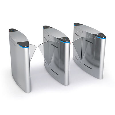 高速BLDCモーター格納式フラップバリアゲート、0.5秒開閉、304ステンレス鋼キャビネット