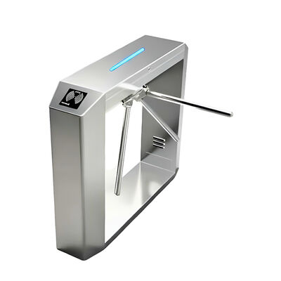 304ステンレス鋼三脚ターンスタイルゲート 双方向パスと安全アクセス制御のための510mm腕長