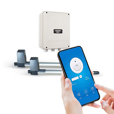 PK300DC太陽光パネルバックアップ 300kg容量 リモコン付きスイングゲートオープナー > 30m 住宅用