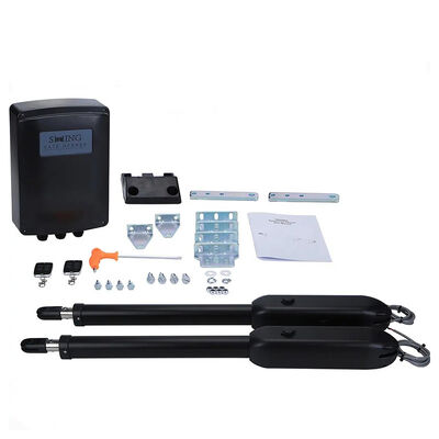 60Wモーターパワーとリモートコントロールを備えた400KGシングルリーフスイングゲートオープナー、自動スイングゲート操作用