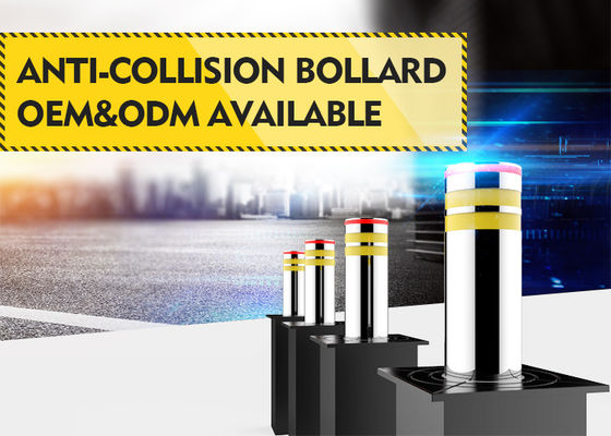 60dB低騒音 304ステンレス鋼 3.7KW システム 動力発電 自動上昇ボラード ドライブウェイのセキュリティ