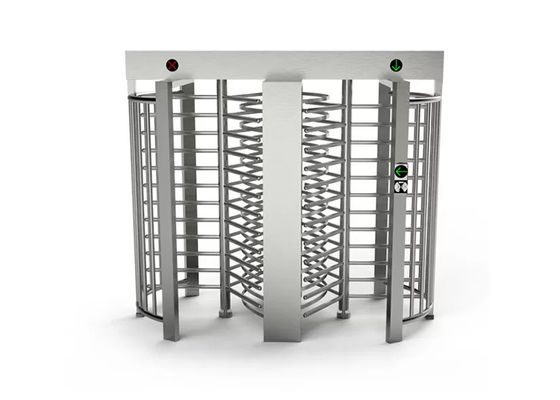 SS304 ステンレス鋼 全高さターンスタイル 0.2S 応答時間と歩行者アクセス制御のための二重通路