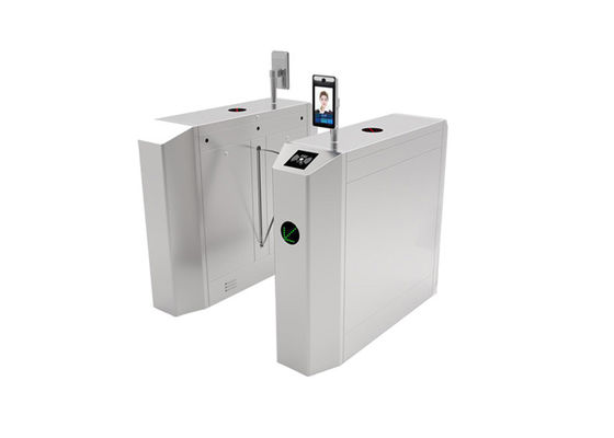 SS304 アクリル フラップ バリアゲート 600mm 幅 アクセスコントロール ターンスタイル