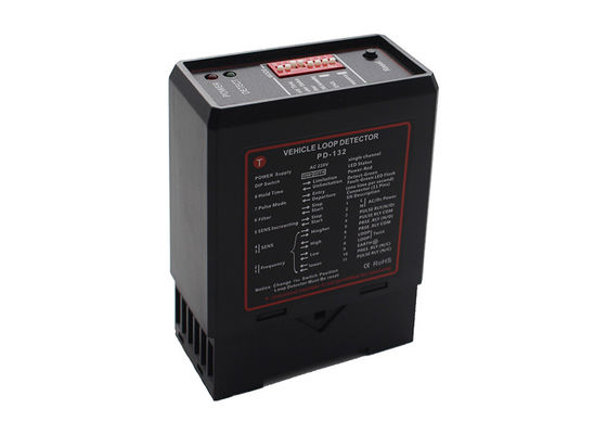 駐車場バリアゲートセキュリティシングルチャンネルループ検出器、100msの反応時間、240V/5A出力リレー、および調整可能な感度