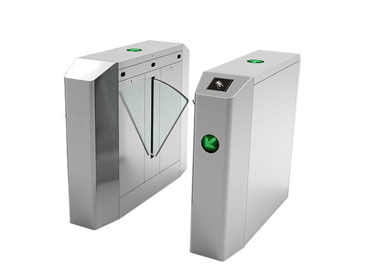 SS304ステンレス鋼 双方向 IP44定格 格納式フラップバリアゲート セキュリティアクセス制御用