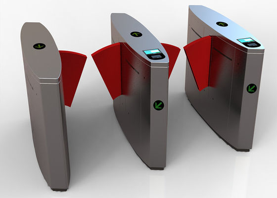 IP54 保護 BLDC モーター 引き上げ式 フラップ バリアゲート DC24V メトロエントリー